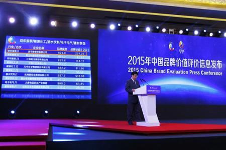 2015年中国品牌价值评价信息发布-自主创新品牌