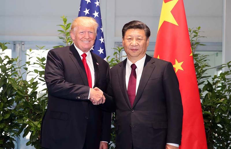 习近平同美国总统特朗普通电话
