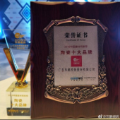 东鹏瓷砖携原石2.0+系列优势产品再获“陶瓷十大