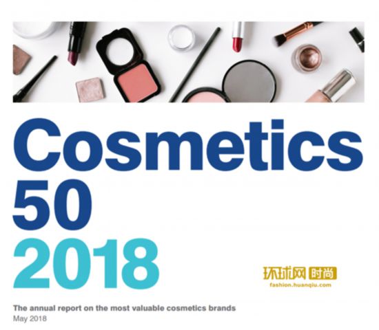 品牌价值、品牌实力英国品牌评估机构发布全球化妆品排行榜