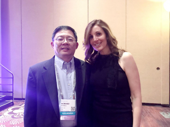 李浩博士与美国美容外科医生协会主席，美国匹兹堡大学医学院教授 Obagi 博士