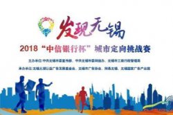 发现无锡2018“中信银行杯”城市定向挑战赛开赛